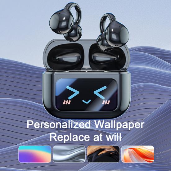 1 пара беспроводных наушников с быстрой зарядкой, сенсорным управлением, ушными вкладышами, совместимыми с Bluetooth, встроенным микрофоном и функцией шумоподавления