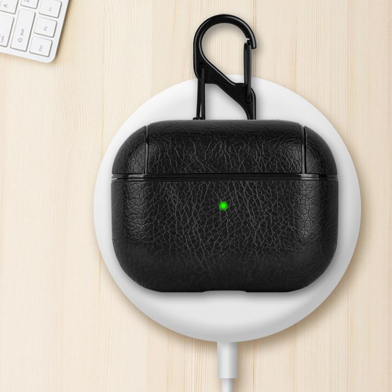 Кожаный чехол из ПУ для наушников AirPods 4 4-го поколения Чехол для AirPods Pro 2 2-го поколения Pro2 Чехлы для AirPods 3 2 1 Funda Чехол для наушников Coque