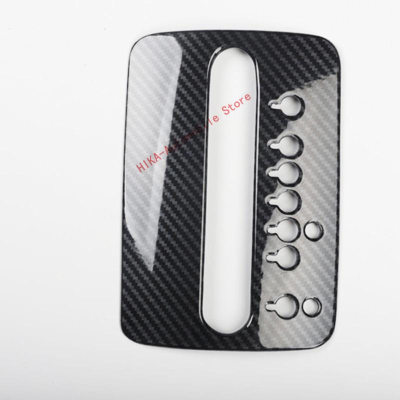 Для Volkswagen Beetle 2003-2010 черное углеродное волокно Декоративная накладка на панель переключения передач салона накладка на ручку переключения передач 2004 2005 2006 2007 2008