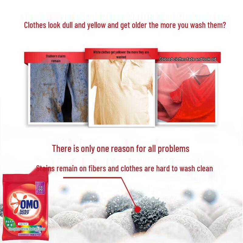 OMO Bright White & Radiant Laundry Powder