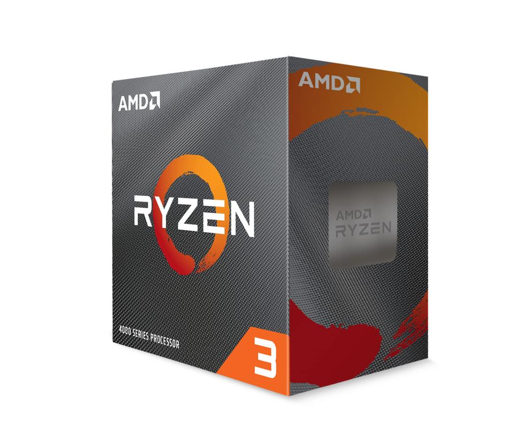 AMD Ryzen 3 with Wraith Stealth Cooler 4 Cores 8 Threads 6MB 65W 3 Years 1 Year Authorized Distributor 4100, 3.8GHz / + [Domestic Product]