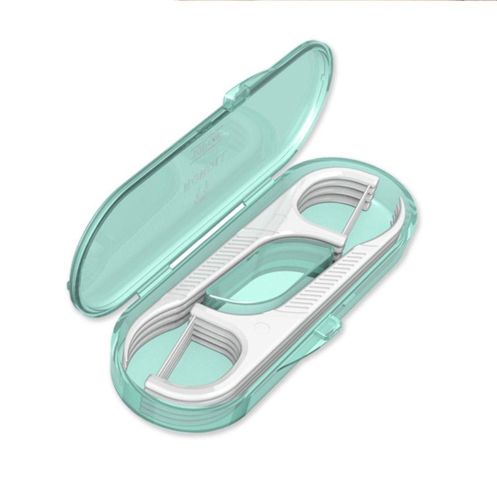 10 Pcs/box Mini Floss Toothpick Set Dustproof Interdental Brush Waterproof Teeth Flosser Stick  Home