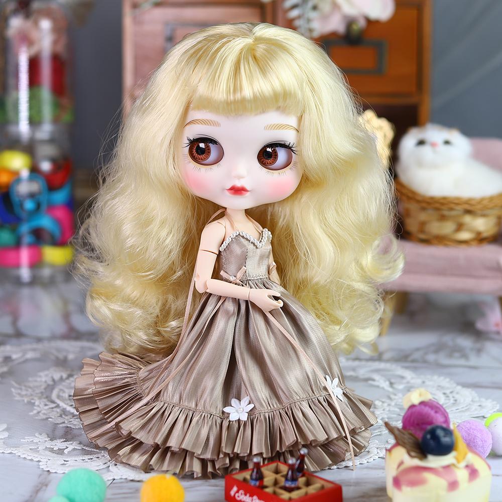 ICY DBS Blyth Кукла Платье 1/6 bjd Премиум Вечернее Платье Минималистичная Одежда Аниме Девушка Игрушка Подарок SD