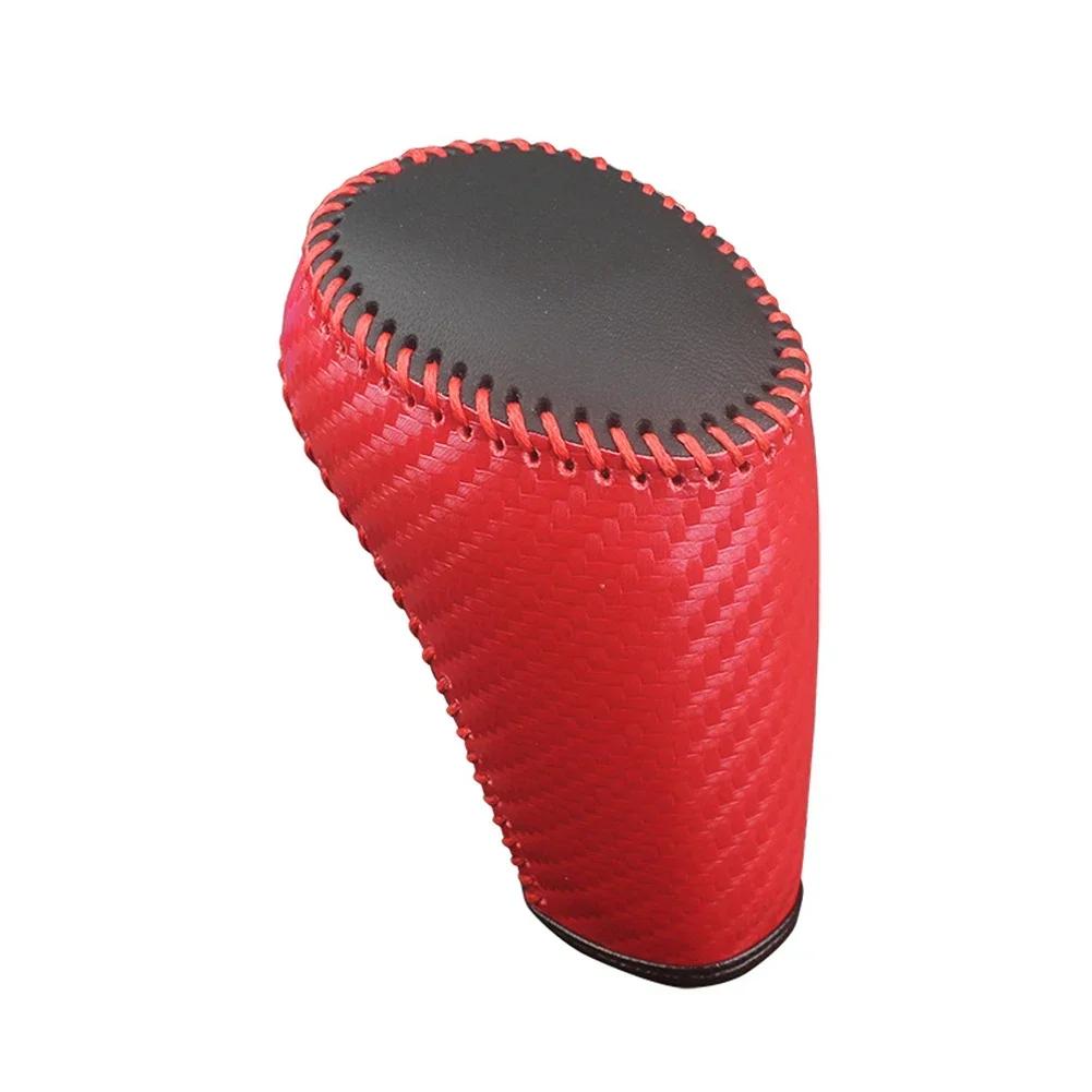 Автомобильные кожаные чехлы для рычагов переключения передач из углеродного волокна для Chevrolet Chevy Malibu XL 2016-2020 Equinox 2017-2019 Cruz 2017 2018