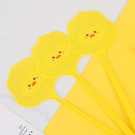 2 шт., мухобойка, эффективное управление мухами, длинная ручка, мухобойка в мультяшной форме, ракетка для мух в помещении и на открытом воздухе