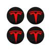 TBQW4 4pcs 56mm Tesla Wheel Center Cap Hub Cover Badge Emblem Sticker Car Accessories For Tesla Model 3 Y 2023 S X Cybertruck Highland