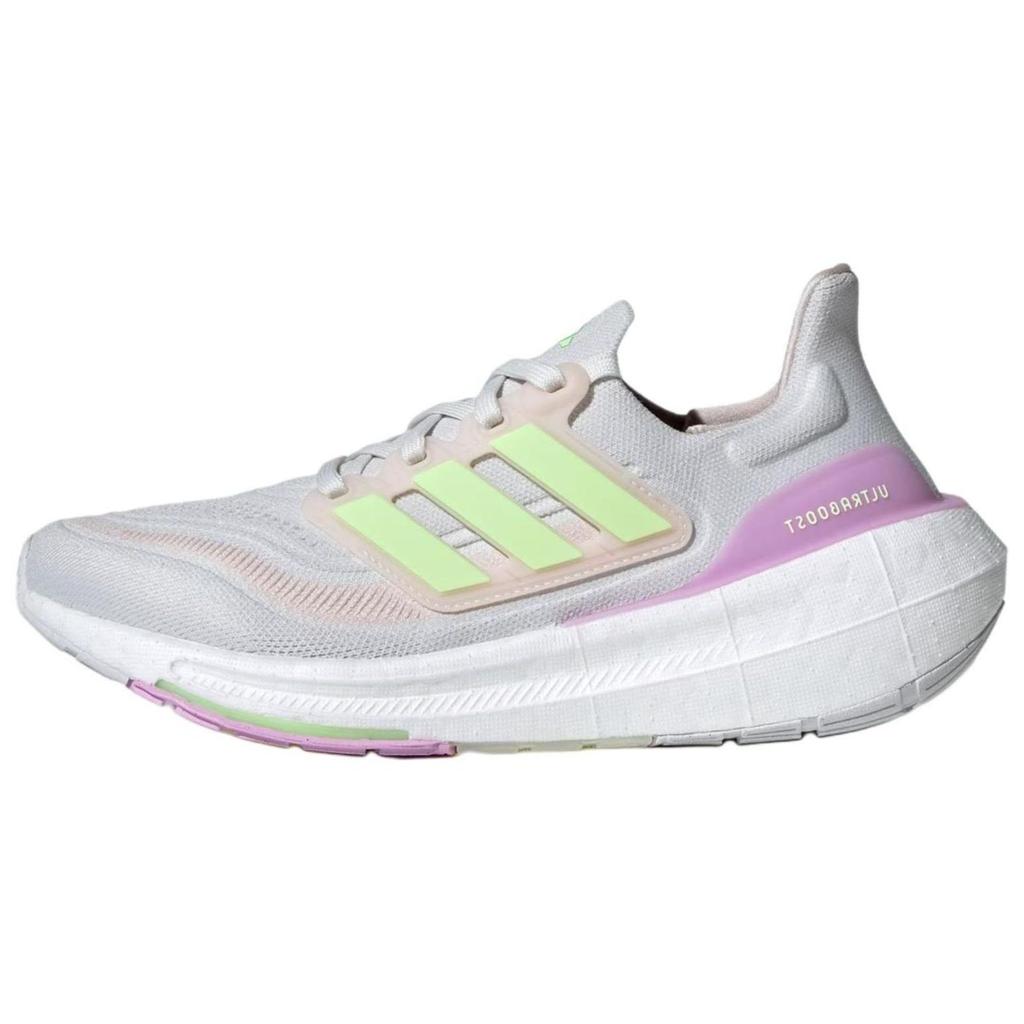Adidas Ultraboost Light Comfort Sports Shock-Absorbing Wear-Resistant Waterproof Low-Top Training Running Shoes Women Sneakers Gray Teal Purple IE3337