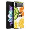 Летний Фруктовый Чехол Арбуз для Телефона Samsung Galaxy Z Flip3 Flip4 Flip5 Чехол-Оболочка для Z Flip 3 4 5 6 7 Жесткая Складная Крышка
