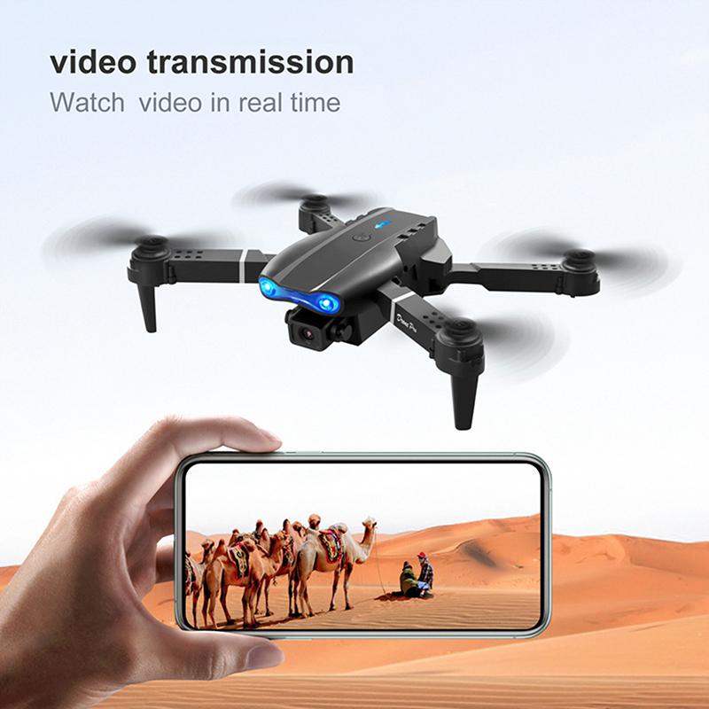 Обновленный дрон E99 Pro 4K с двумя камерами, HD-дрон для аэрофотосъемки с экраном, складной квадрокоптер, RC-игрушка для детей, мальчиков, подарки
