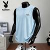 PLAYBOY Мужская спортивная жилетка 2026 года с эффектом охлаждения и быстрым высыханием из ледяного шелка