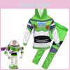 Adorable Toy Story 4 Cosplay Buzz Lightyear 2pcs Set Hoodie Pants Halloween Costume
