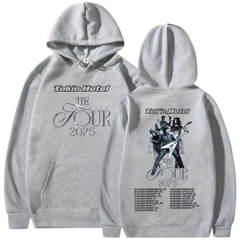 Rock Band Tokio Hotel Arena Tour 2026 Men's Hoodie Vintage Long Sleeve Fashion Sweatshirt Man Hip Hop Pullover Hooded Streetwear107