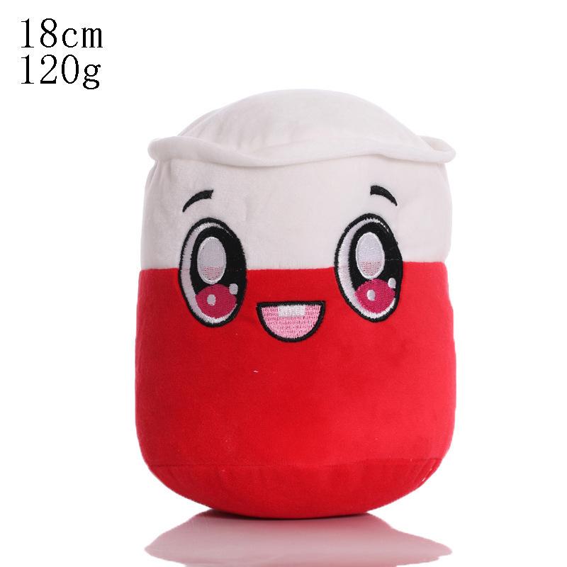 New LankyBoxes Milk Bottle Cute Shark Plush Toy Removable Cartoon Animal Figure Pillow Soft Stuffed Doll Children Birthday Gift