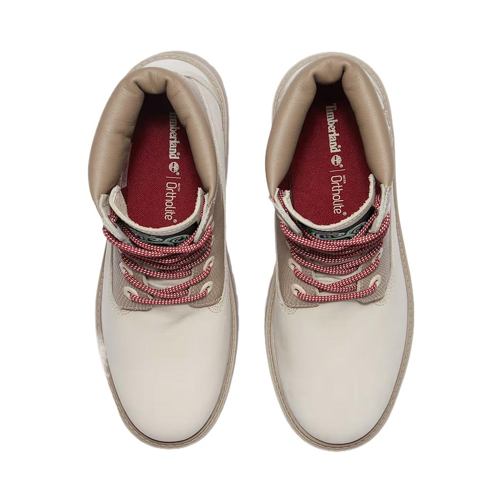 Timberland Stone Street 6-дюймовые премиальные ботинки на платформе Год Змеи женские кроссовки белые TB0A2H3C-EM3