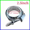 Stainless Steel 304 Quick Release V Band Clamp With Male Female Flange Exhaust Pipe Clamp Kit 1.5 Inch-6 Inch 38mm-152mm for Car