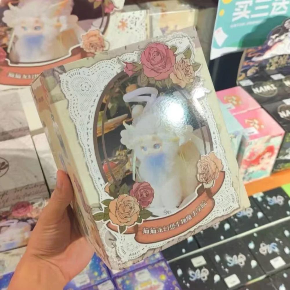 Оригинальная коробка-сюрприз Tutulong Fantasy Bio-Magic Academy Series Второе поколение Игрушки Милый кот Дракон Плюш Кастомная фигурка Подарки