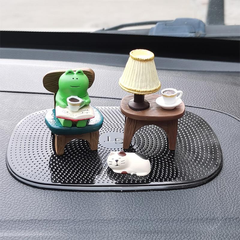 Исцеляющие автомобильные украшения в виде лягушек Закка: Милое украшение интерьера для дома, офиса или автомобиля