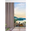 Enxboy Elective Balcony Curtain Balcony Twande Coffee White-