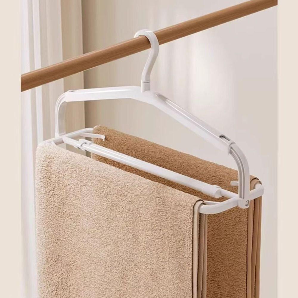 Multi-functional Quick Dry Hanger Windproof Clothes Drying Rack Foldable Clothes Hanger Wet/Dry