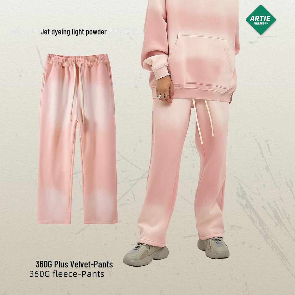 ARTIE Мужской комплект из толстовки и брюк в винтажном стиле с распылением 2023 года