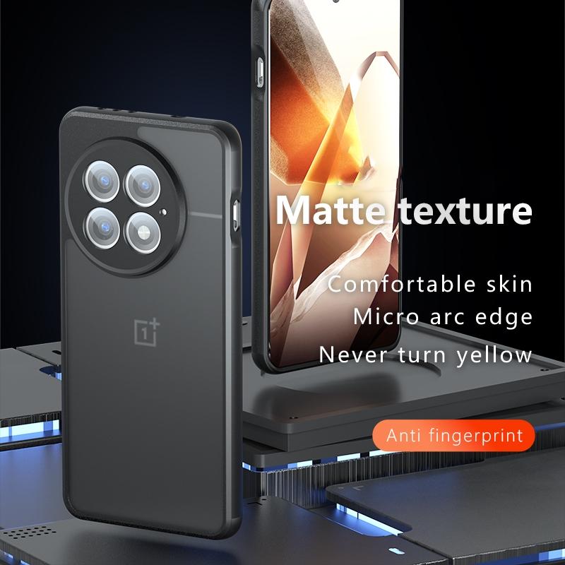 For Oneplus 13 Case Cover Oneplus 13 Capas Phone Bumper Back Shockproof Matte Frosted Transparent Fundas Oneplus 13 Oneplus13