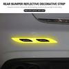 Car Reflective Sticker Bumper Trunk Safety Warning Reflector Stickers Strip For Toyota Yaris Corolla Rav4 CHR Auris Cruiser