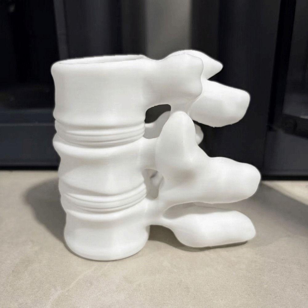 Funny Spine Vertebrae Pen Holder 3D Printed Simulation Spine Brush Holder Spine 3D Vase  Doctors