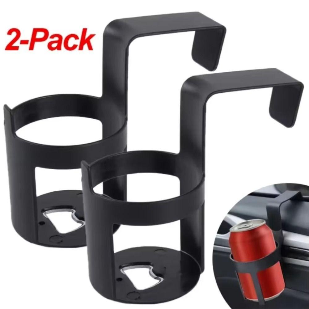 2pcs Plastic Car Drink Cup Holder Portable Coffee Bottle Holder  Auto Truck Interior