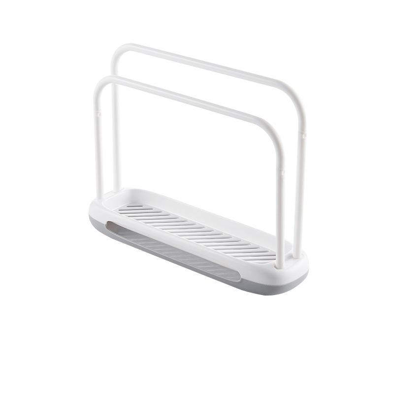 Бытовая полка для тряпок, кухонные принадлежности, столешница, дренажная стойка для чистки, стеллаж для хранения раковины, бытовая большая полка для хранения губки