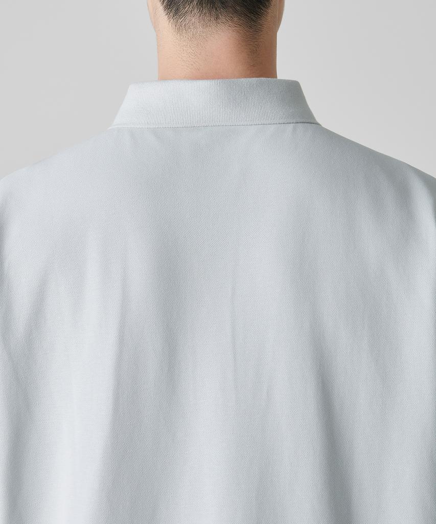 MUSINSA STANDARD [Cooltandard] Oversized Pique Polo Shirt [Ash Grey]