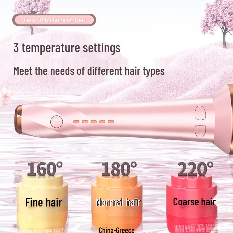 Minhuang Automatic Rotating Hair Curler - Safe, Wavy Curls for Women