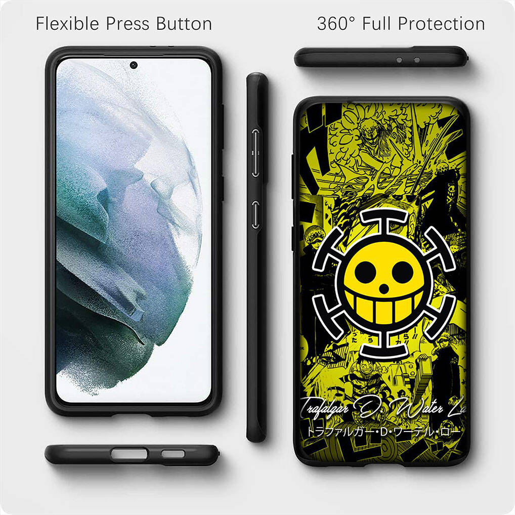 Для Motorola Moto Edge 70 60 50 G54 G86 Samsung Galaxy S25 iPhone 17 16 15 Xiaomi Redmi Note 14 Pro Max Чехол для телефона Luffy Roronoa Zoro One Piece