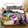Inazuma Eleven GO Bedding Set Duvet Cover + 2 Pillowcases Sports Soccer Anime Raimon Team Spirit Beast Bedroom Decor