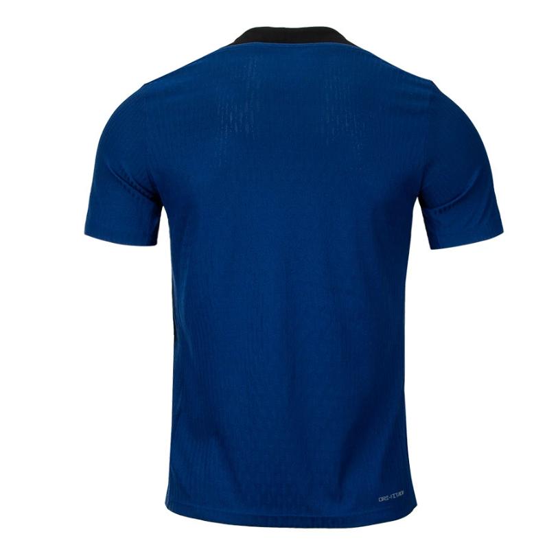Nike Футболка Dri-Fit Strike Moisture-Wicking Cool Comfortable Stretch с коротким рукавом для мужчин, цвет: синий, черный, красный FJ1907-418