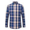 CHEST S-4XL Хлопковая мужская новая клетчатая рубашка с длинным рукавом Весенняя хлопковая повседневная рубашка Slim Fit дюймовая рубашка