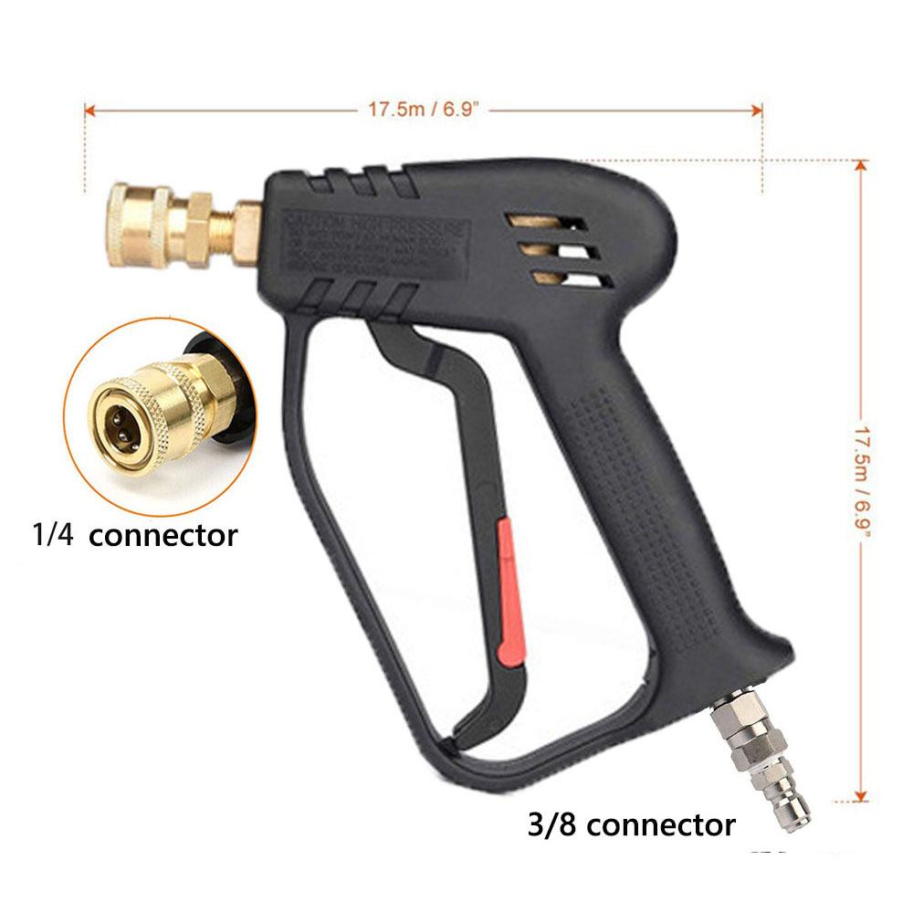 High pressure cleaning short gun