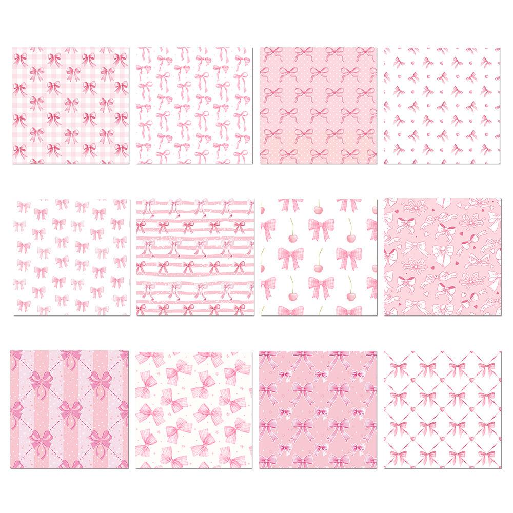 12pcs/set, Birthday Party, Creative Bow Tie, DIY Gift, Gift Box Packaging Paper, Party Decoration Supplies, Holiday Decoration