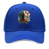 Western Cowboy Boots Hat Floral Design Sandwich Baseball Cap