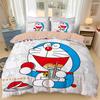 Japanese Anime Dora-emon Quilt Duvet Pillowcase 3D Printed D-Doraemon Bedding Set Duvet Cover for Children and Girls Boys Teen