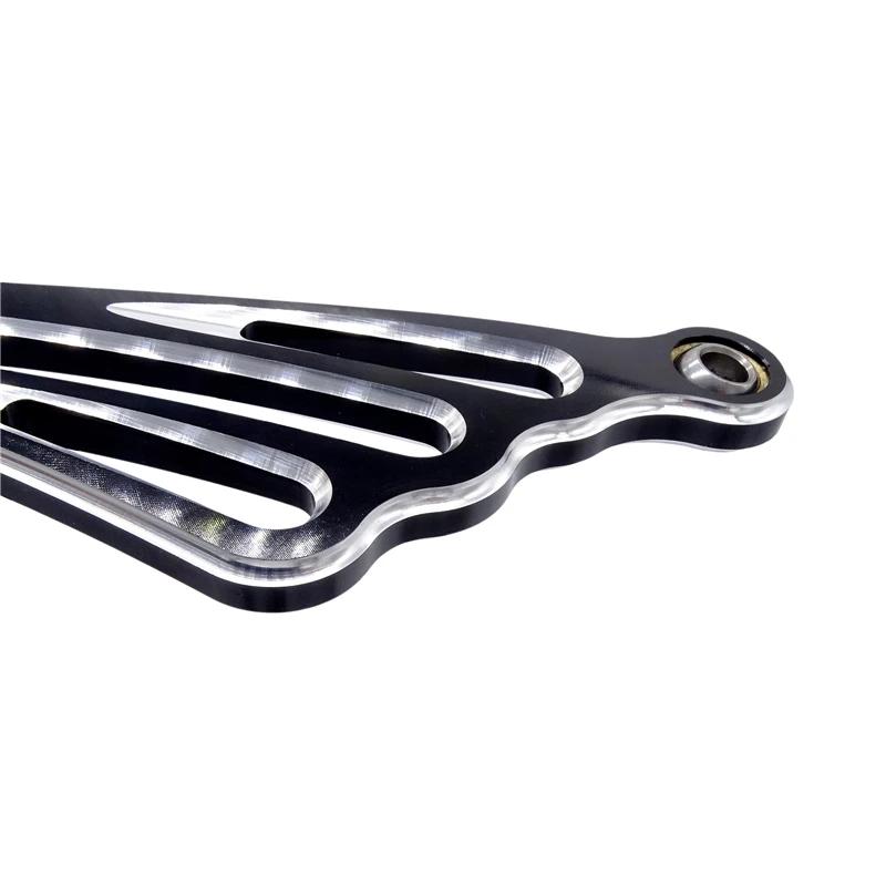 Motorcycle Shift Linkage for Harley Road King 1980-2017 Shift Linkage Black Chrome Linkage Wing Gear CNC Shift Lever Wing