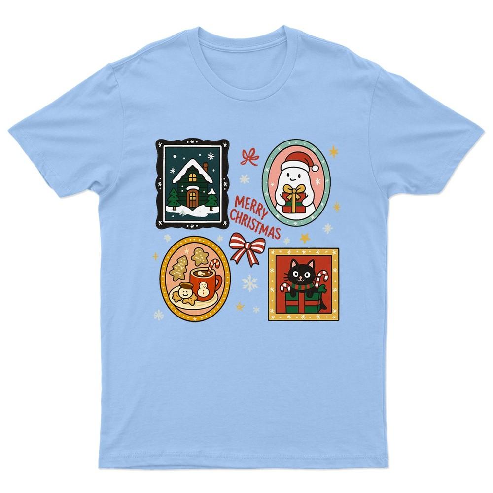 Merry Christmas Holiday Santa TShirt Unisex Gift Retro Seasonal Funny Xmas