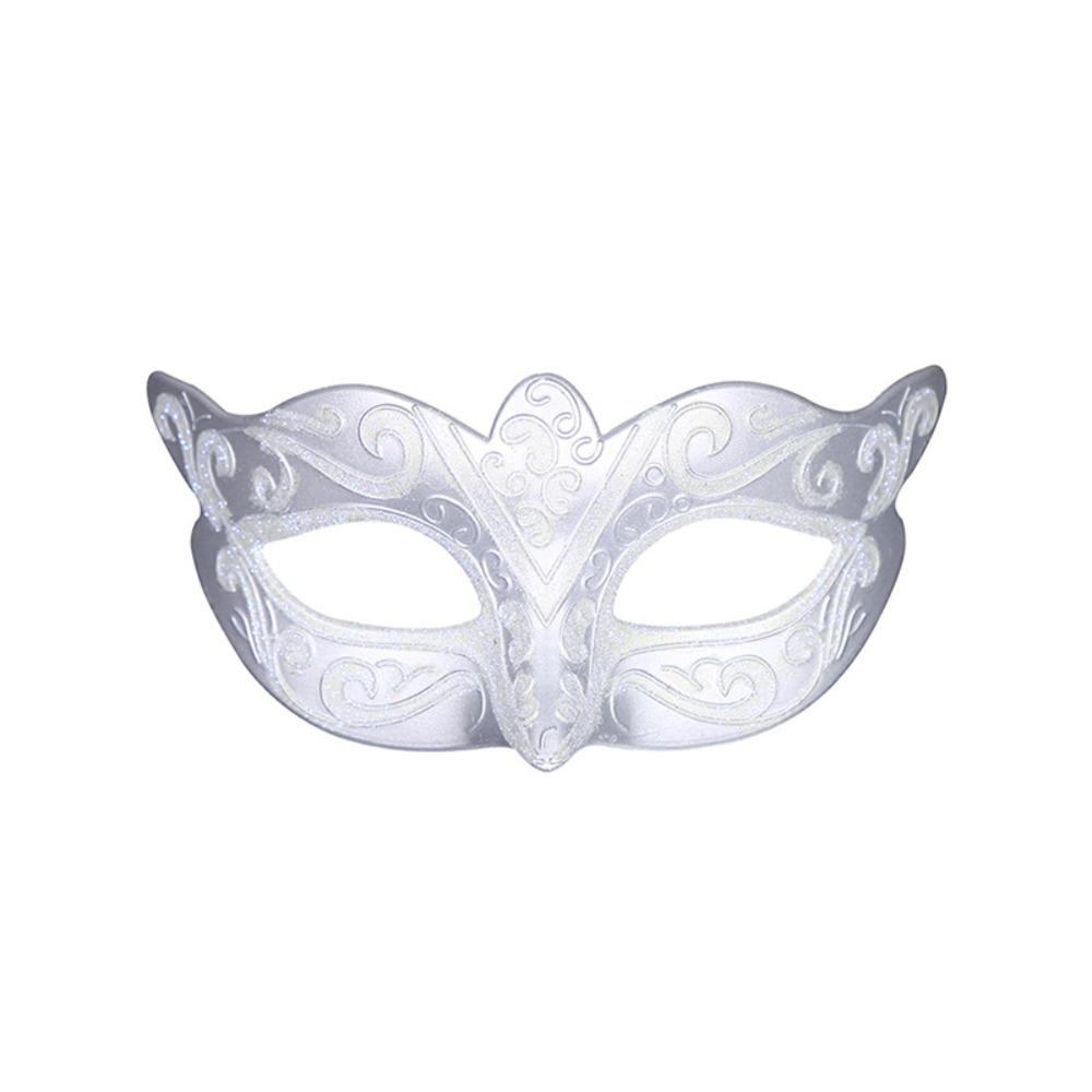 Plastic Halloween Masks Party Cosplay Props Venice Mask Personality Glitter Mask Women
