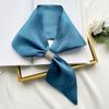 Diamond Wraps Neck Satin False Collar Fashion Cross Scarves
