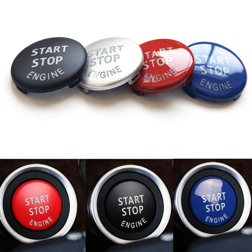 Крышка кнопки запуска и остановки зажигания двигателя, замена крышки для BMW 1 3 5 серии E87 E90 E91 E92 E93 E60 X5 X6 Z4 E84 E83 E70