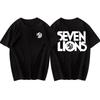 Sevenlions X Illenium Ssk Vac Electric Syllables Носите соответствующие аксессуары для одежды с мужской и женской футболкой с короткими рукавами