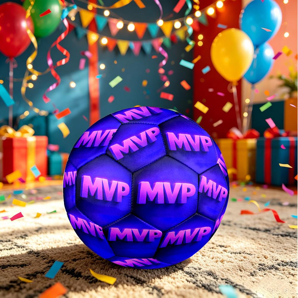 1pc Mvp Achievement Size 5 Soccer Ball Professional Lightweight Durable Match Training Football Indoor &Outdoor Sports BallTraining Ball y1