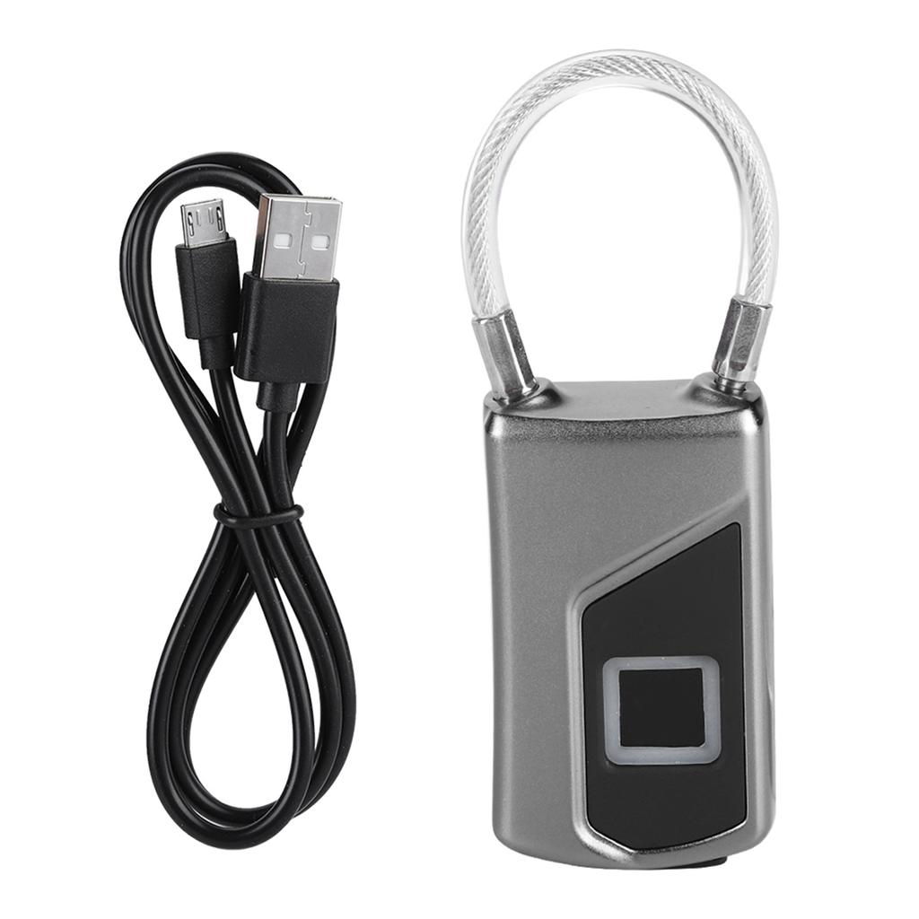 Smart Fingerprint Recogonizer Padlock Semiconductor Fingerprint Induction Lock