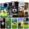 Football Soccer Ball Design Soft Case For iPhone 11 12 13 Mini 14 Pro Max Apple Phone Cover X XS XR SE 7 Plus 8 + 6 6S 5S Funda