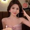 Dream Soft _ Ожерелье с розовым цветком Женская новая жемчужная цепочка на ключицу Премиальные преувеличенные аксессуары