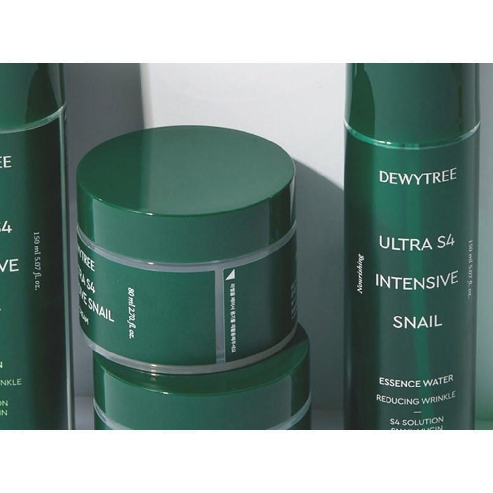DEWYTREE Ultra S4 Intensive Snail Cream 80ml + Water 150ml + Emulsion 150ml Set